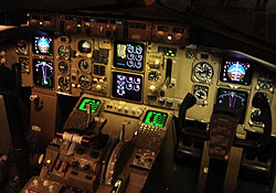 B757 Flight Insturment Panel -Night-